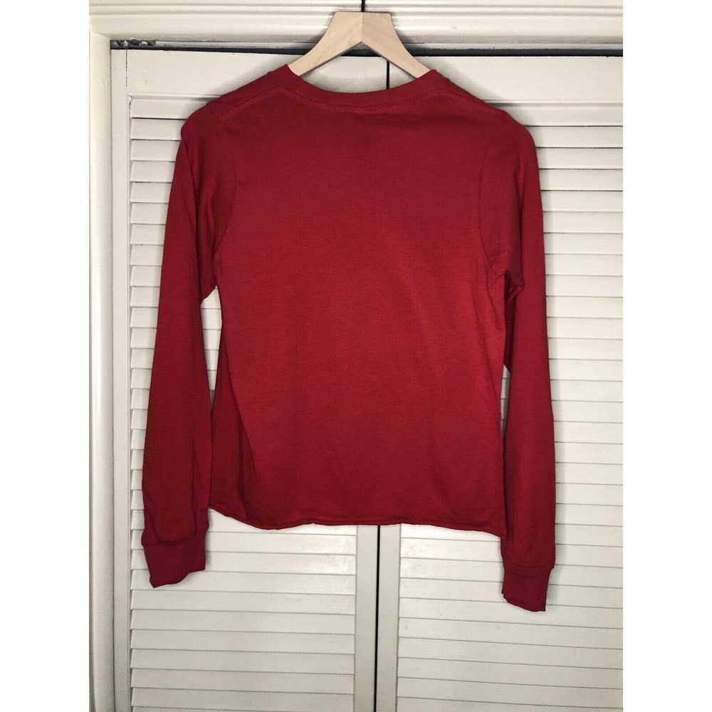 Cozy Rozy Womens Pajama Top Size Small NWOT Long Sleeve Winter Let It Snow - Picture 5 of 5